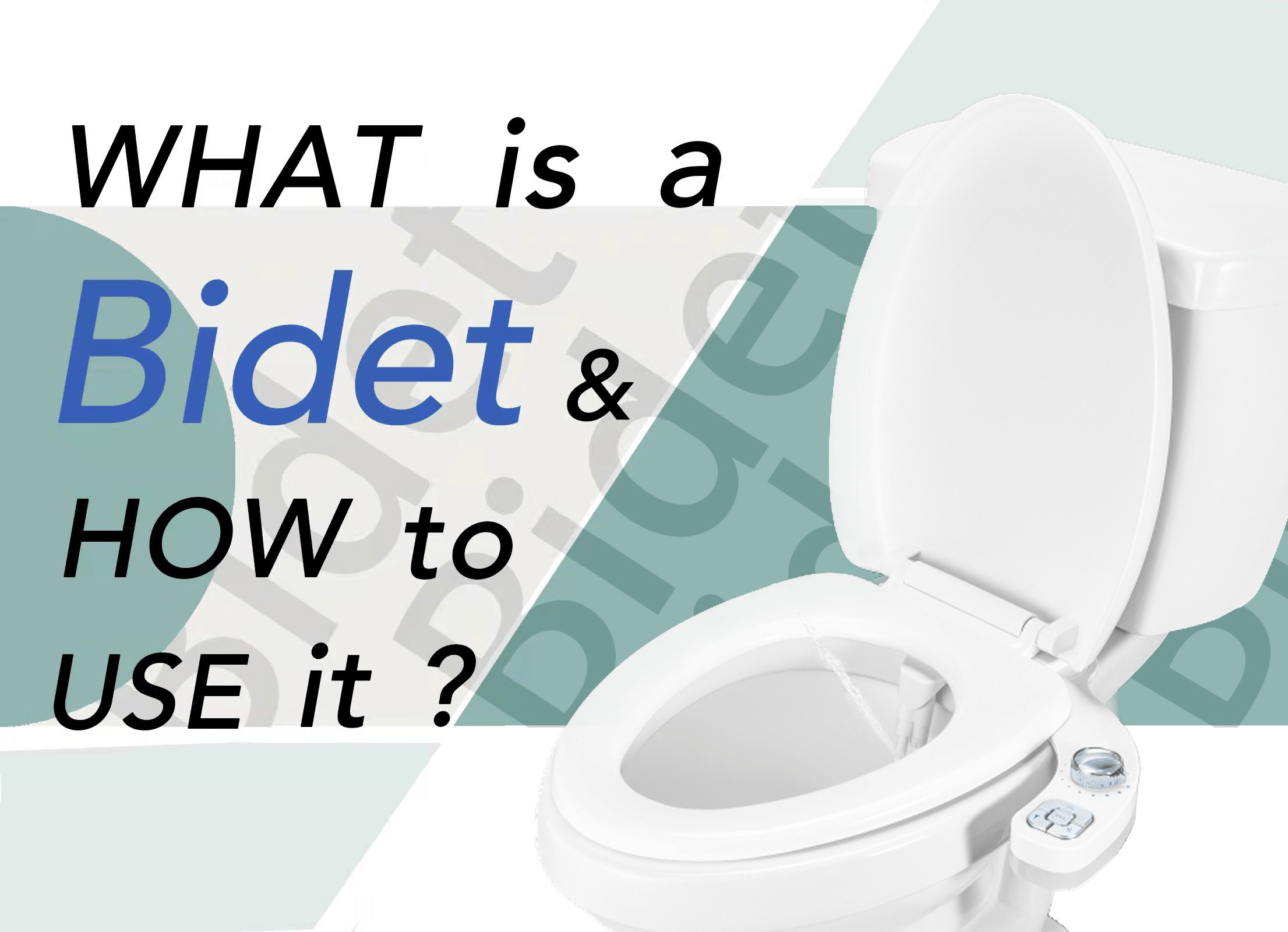 What is a bidet and how to use it? SAMODRA
