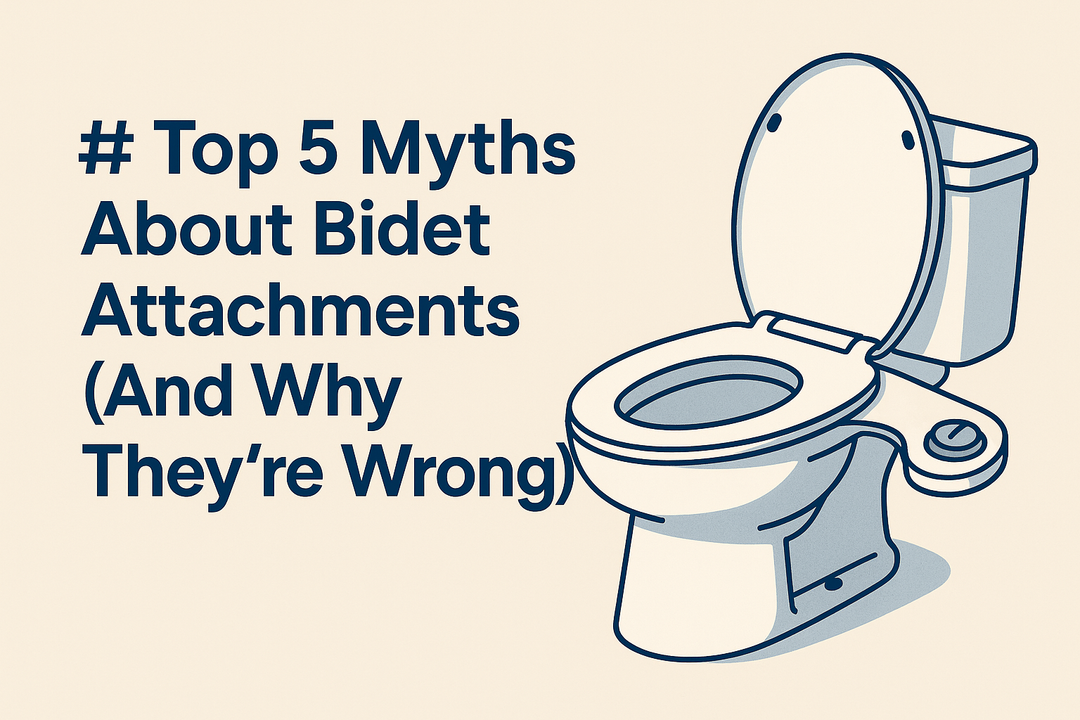 Top 5 Myths About Bidet Attachments (And Why They're Wrong)
