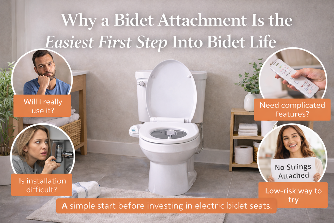 Why a Bidet Attachment Is the Easiest First Step Into Bidet Life