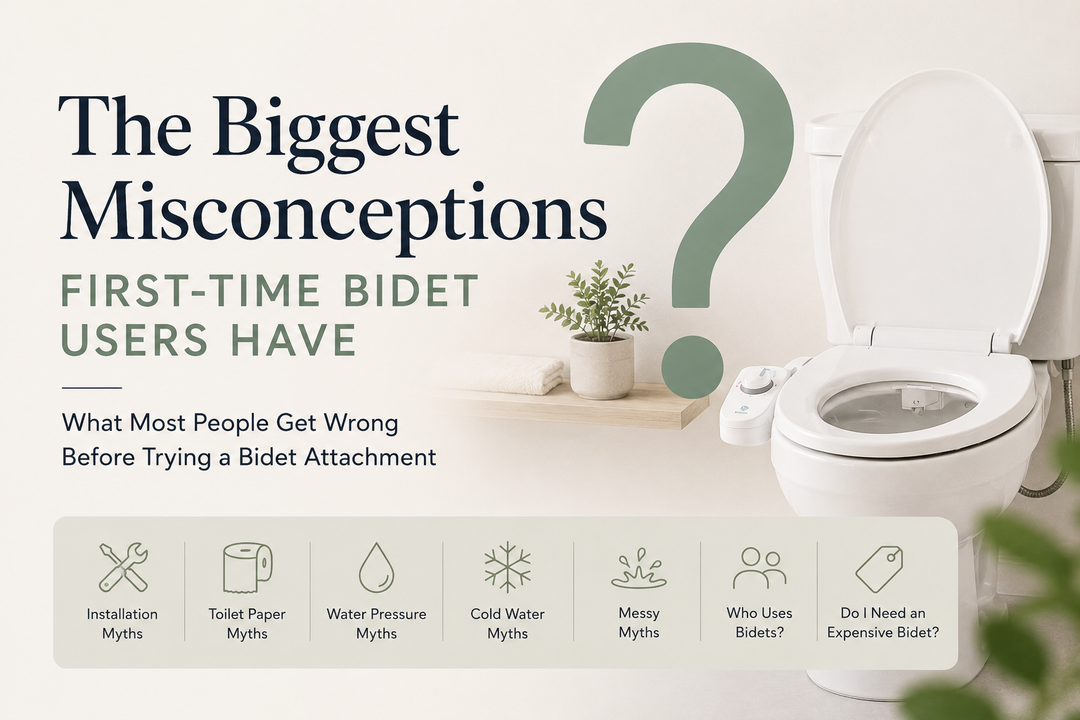 The Biggest Misconceptions First-Time Bidet Users Have