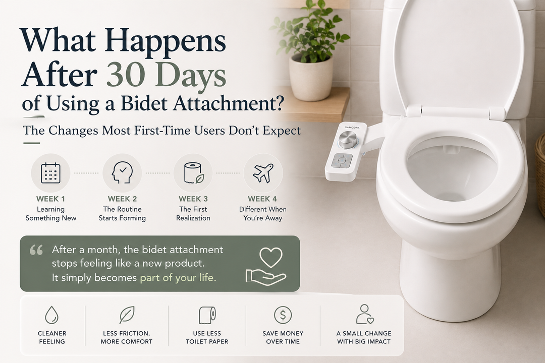 What Happens After 30 Days of Using a Bidet Attachment?