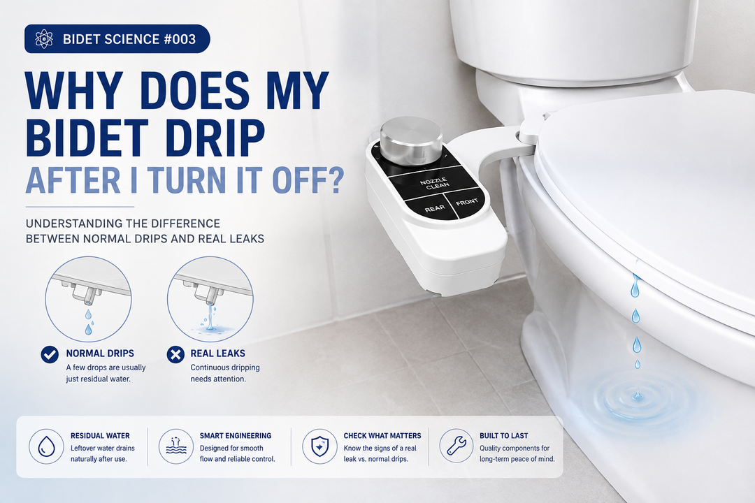 Why Does My Bidet Drip After I Turn It Off?