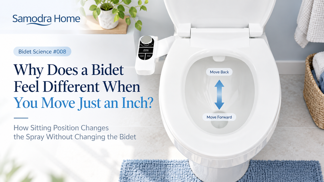 Why Does a Bidet Feel Different When You Move Just an Inch?