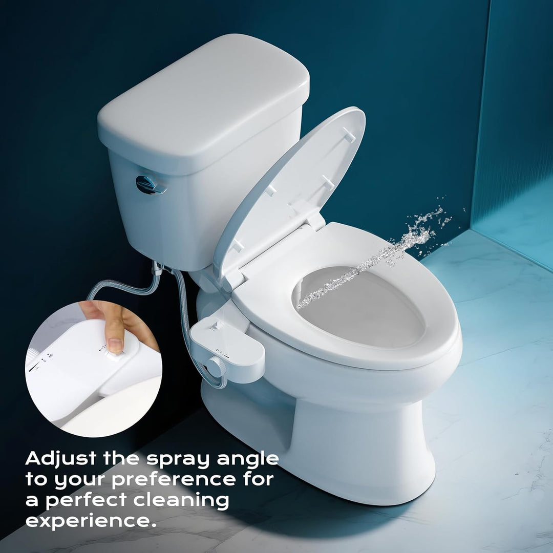 Samodra 21° AngleControl Bidet Attachment, Feminine/Rear Wash, Child Protection