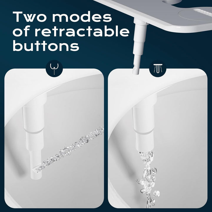 Samodra 21° AngleControl Bidet Attachment, Feminine/Rear Wash, Child Protection