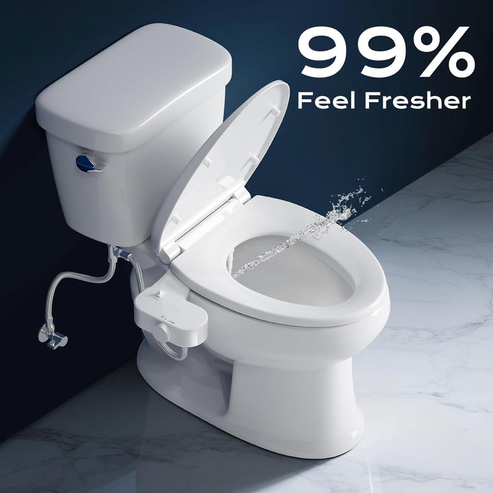 Samodra 21° AngleControl Bidet Attachment, Feminine/Rear Wash, Child Protection