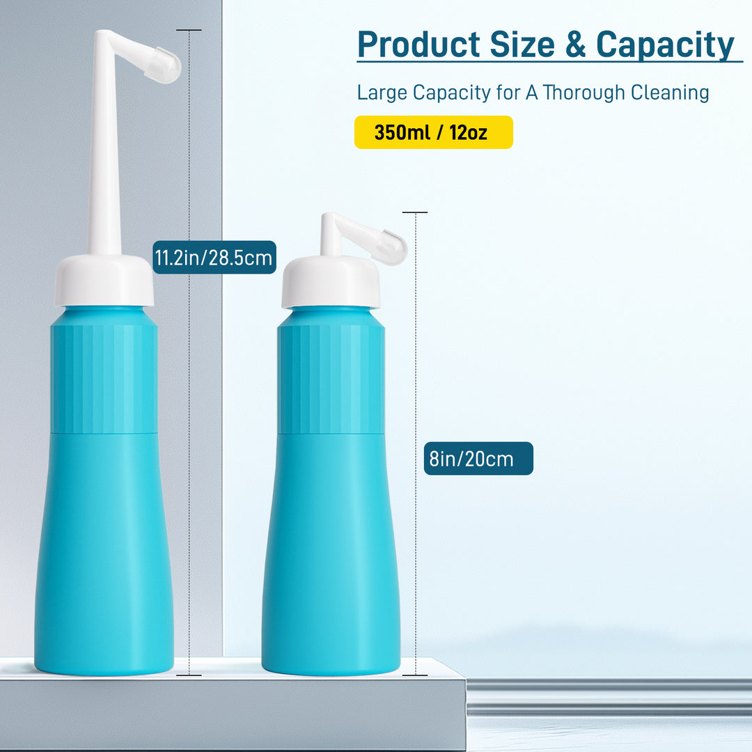 SAMODRA Travel Bidet, Portable Bidet for Women 350 ml Capacity Personal Bidet Portable, Refreshing Clean for Home, Camping, Outdoors & Travel
