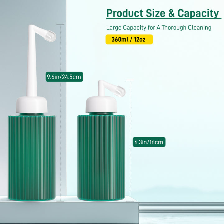 SAMODRA Travel Bidet, Portable Bidet for Women 350 ml Capacity Personal Bidet Portable, Refreshing Clean for Home, Camping, Outdoors & Travel