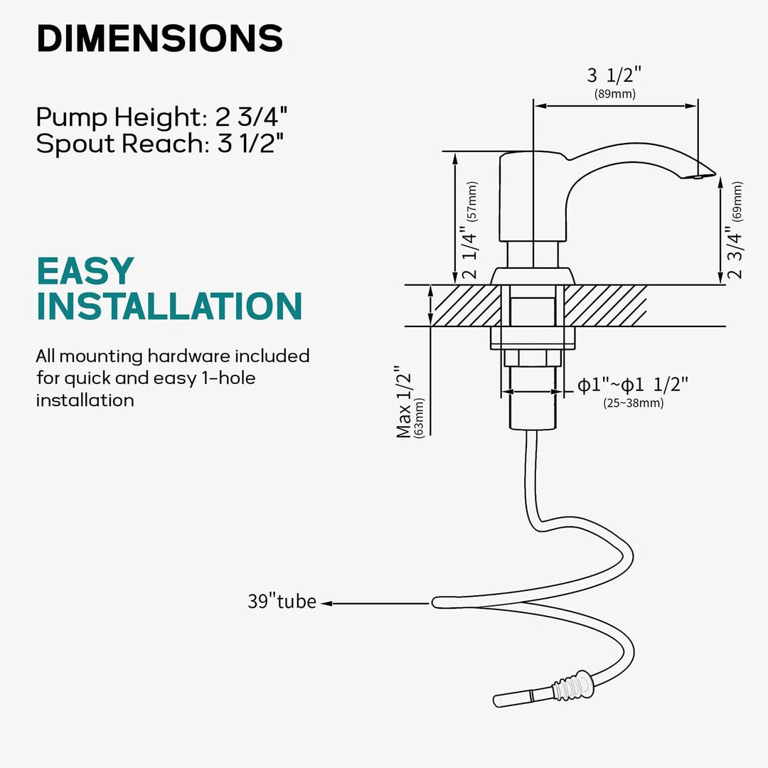 Samodra Kitchen Sink Soap Dispenser F080