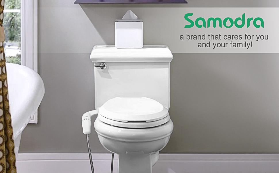 SAMODRA Non-Electric Bidet - Self Cleaning Dual Nozzle (Frontal and Rear  Wash) Fresh Water Bidet Toilet Seat Attachment