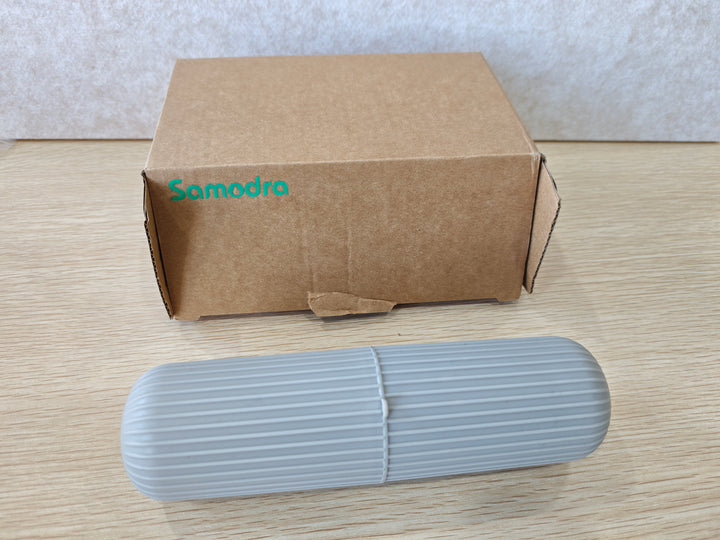 Samodra Portable Oral Care Kit with Toothbrush, Interdental Brush & Dental Floss