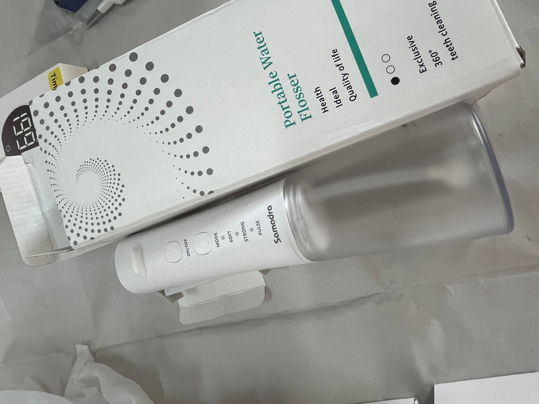 Samodra Cordless Water Flosser with 3 Cleaning Modes