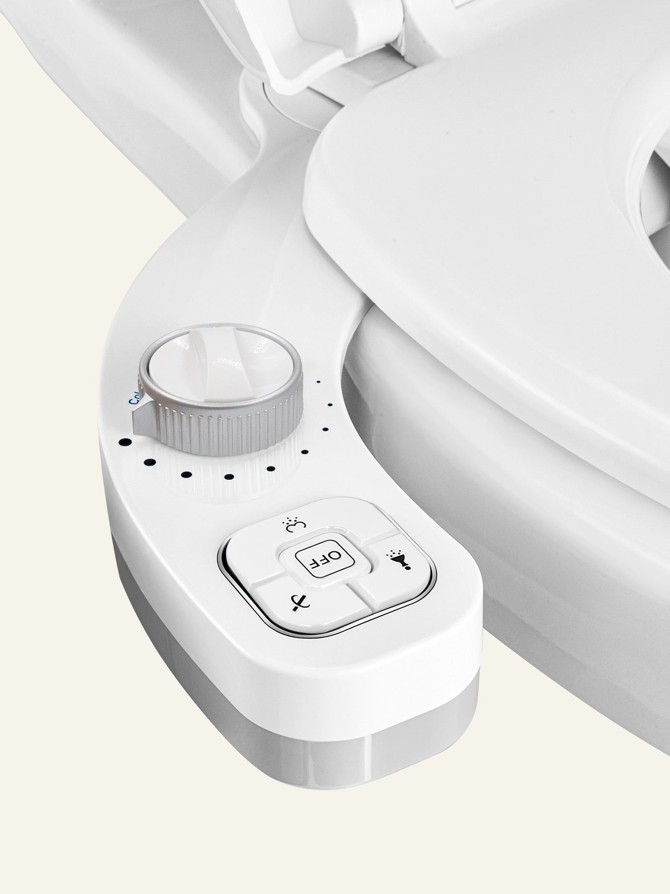 SAMODRA Toilet Bidet Ultra-Slim Bidet Toilet Seat Attachment With Brass  Inlet Adjustable Water Pressure Bathroom Hygienic Shower